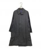 ORCIVALオーシバル）の古着「ウールステンカラーコート」｜ブラック×グレー