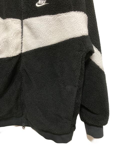NIKE（ナイキ）NIKE (ナイキ) NSW VW SWSH FULL ZIP JKT ホワイト×ブラック サイズ:XLの古着・服飾アイテム