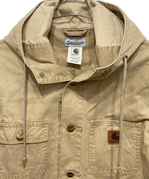 CarHartt（カーハート）CarHartt (カーハート) ダックフードカバーオール ベージュ サイズ:Mの古着・服飾アイテム