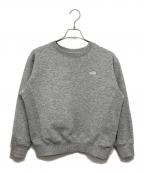 THE NORTH FACEザ ノース フェイス）の古着「Heather クルーネック スウェット」｜ライトグレー