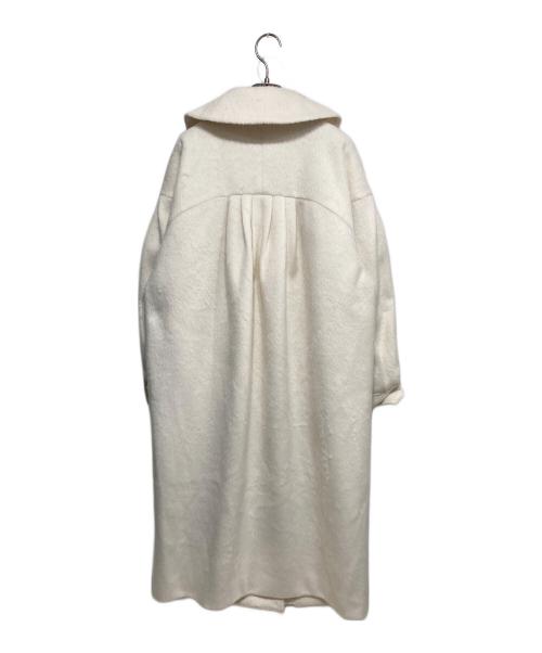 mayo suzuki（マヨ スズキ）mayo suzuki (マヨ スズキ) Classical double cocoon coat アイボリー サイズ:Fの古着・服飾アイテム