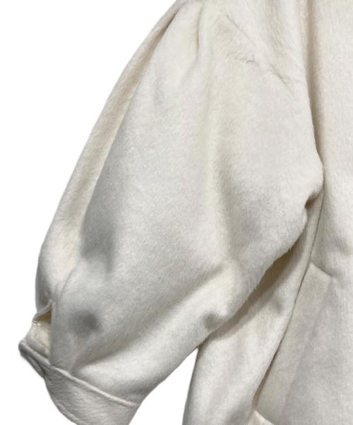 mayo suzuki（マヨ スズキ）mayo suzuki (マヨ スズキ) Classical double cocoon coat アイボリー サイズ:Fの古着・服飾アイテム