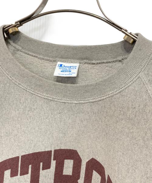 Champion（チャンピオン）Champion (チャンピオン) FRAMeWORK (フレームワーク) 別注REVERS WEAVEスウェット エンジ×グレー サイズ:MEDIUMの古着・服飾アイテム