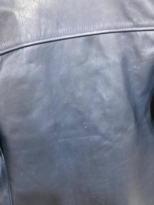 Schott（ショット）Schott (ショット) BEAUTY&YOUTH (ビューティーアンドユース) 別注シングルライダースジャケット ネイビー サイズ:38の古着・服飾アイテム