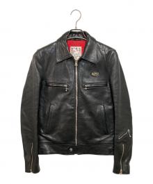 Lewis Leathers（ルイスレザース）の古着「DOMINATOR-シングルライダースジャケット」｜ブラック