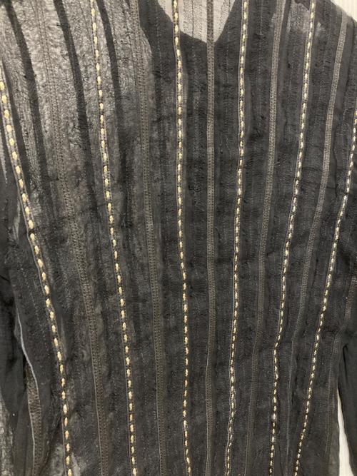 FENDI（フェンディ）FENDI (フェンディ) シアーシャツ ブラック サイズ:44の古着・服飾アイテム