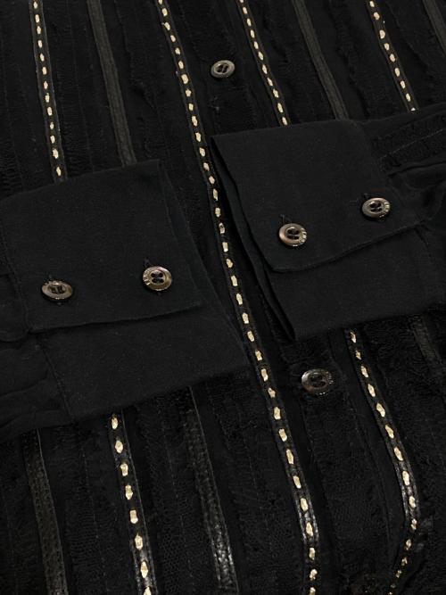 FENDI（フェンディ）FENDI (フェンディ) シアーシャツ ブラック サイズ:44の古着・服飾アイテム