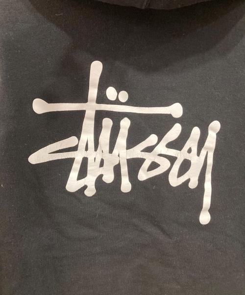 stussy（ステューシー）stussy (ステューシー) Basic Stussy Hoodie ブラック サイズ:Mの古着・服飾アイテム