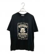 Hysteric Glamourヒステリックグラマー）の古着「プリントTシャツ」｜ブラック