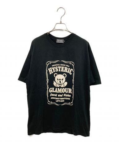 HYSTERIC GLAMOUR Tシャツ・カットソー M 黒 【古着】【中古】【送料無料】 HYSTERIC GLAMOUR - HYSTERIC GLAMOUR Tシャツ・カットソー M 黒