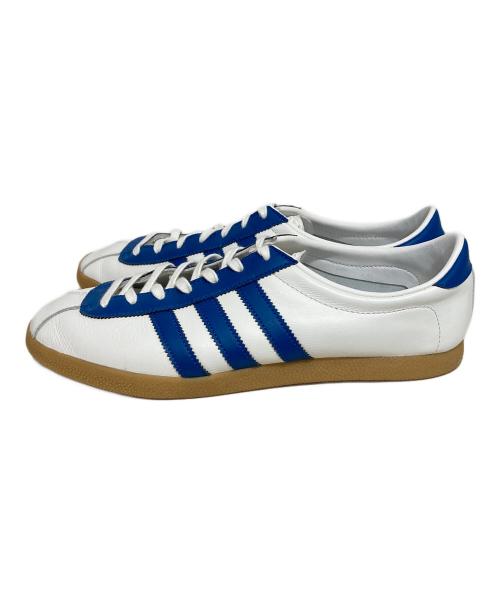 adidas（アディダス）adidas (アディダス) ホワイト ロンドン / LONDON ブルー×ホワイト サイズ:27の古着・服飾アイテム
