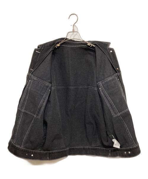 Diagram（ダイアグラム）Diagram (ダイアグラム) ファースリーブGジャン ブラック サイズ:38の古着・服飾アイテム