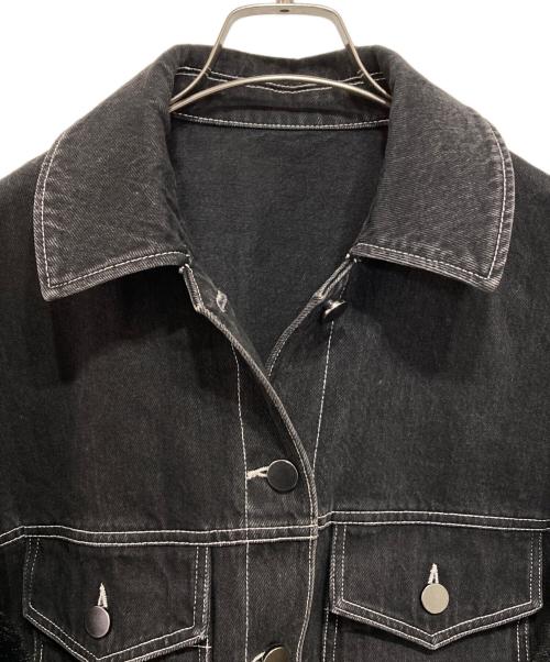 Diagram（ダイアグラム）Diagram (ダイアグラム) ファースリーブGジャン ブラック サイズ:38の古着・服飾アイテム