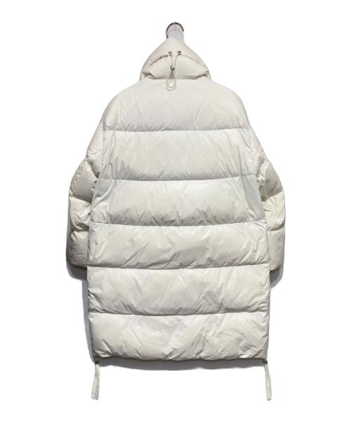 DUNO（デュノ）DUNO (デュノ) SHIVA サイドジップダウンコート ホワイト サイズ:40の古着・服飾アイテム