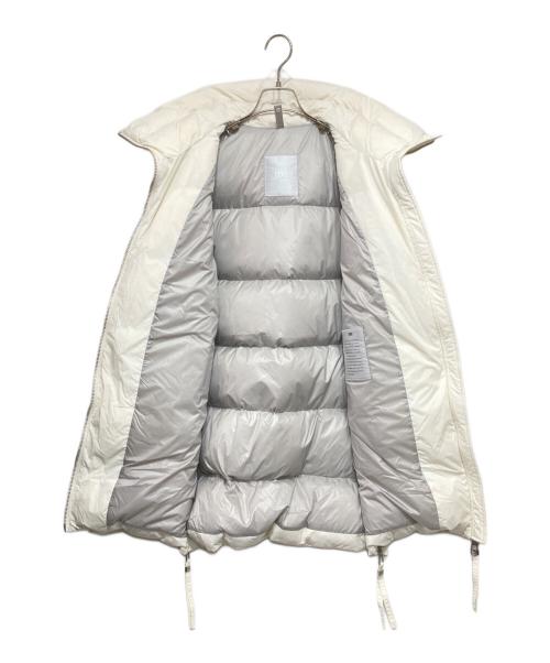 DUNO（デュノ）DUNO (デュノ) SHIVA サイドジップダウンコート ホワイト サイズ:40の古着・服飾アイテム