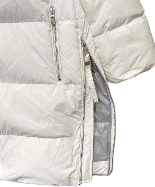 DUNO（デュノ）DUNO (デュノ) SHIVA サイドジップダウンコート ホワイト サイズ:40の古着・服飾アイテム