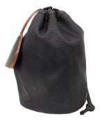 hALONアーロン）の古着「巾着バッグ」｜ブラック