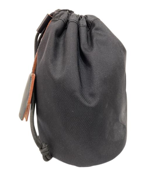 hALON（アーロン）halon (アーロン) 巾着バッグ ブラックの古着・服飾アイテム