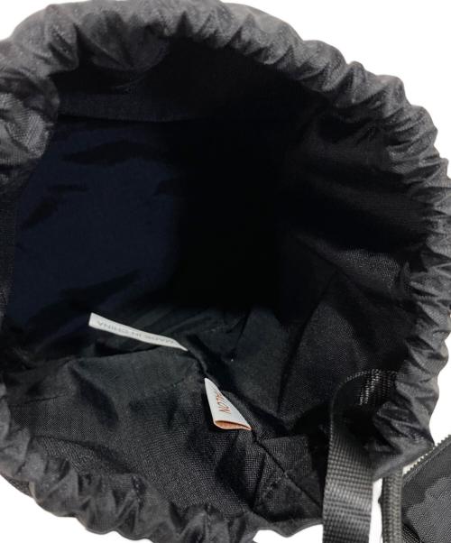 hALON（アーロン）halon (アーロン) 巾着バッグ ブラックの古着・服飾アイテム