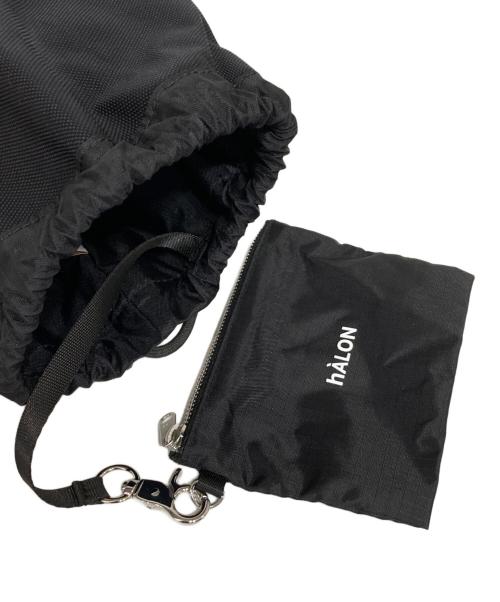 hALON（アーロン）halon (アーロン) 巾着バッグ ブラックの古着・服飾アイテム