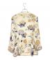 LEONARD (レオナール) フラワープリントトリムジャケット ベージュ サイズ:11AR：5000円