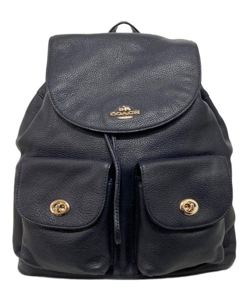 COACH（コーチ）COACH (コーチ) ビリー バックパック ネイビーの古着・服飾アイテム