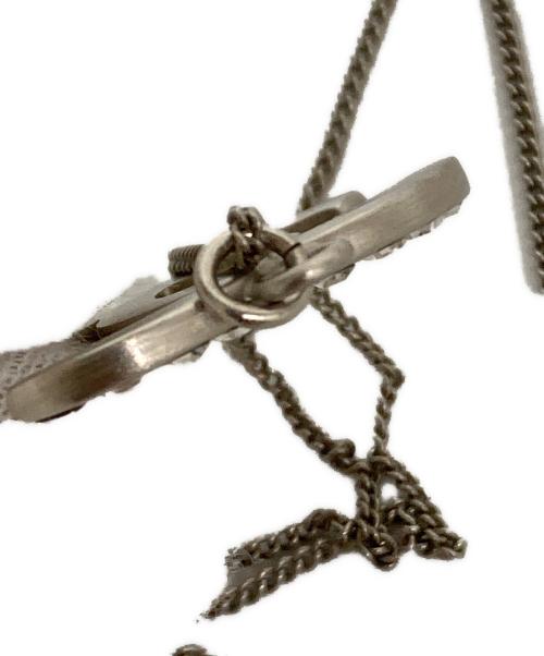 CHANEL（シャネル）CHANEL (シャネル) ライトストーンココマークネックレス シルバーの古着・服飾アイテム