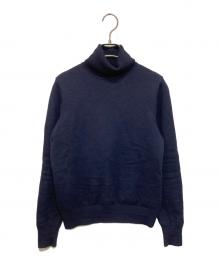 SLOANE（スローン）の古着「タートルネックニット」｜ネイビー