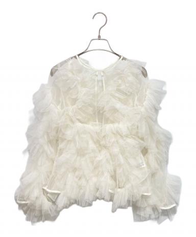 【ソラ】NOTREemor tulle veil tops brown NOTREemor（ノートルエモア）の「tulle veil tops（シャツ/ブラウス