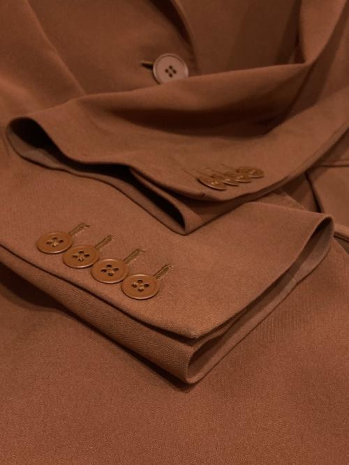 Max Mara Studio（マックスマーラ ストゥディオ）Max Mara Studio (マックスマーラ ストゥディオ) テーラードジャケット ブラウン サイズ:38の古着・服飾アイテム