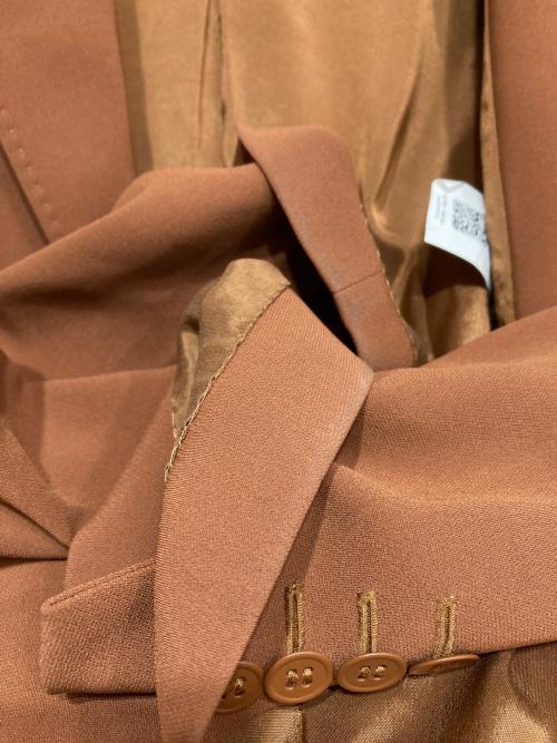 Max Mara Studio（マックスマーラ ストゥディオ）Max Mara Studio (マックスマーラ ストゥディオ) テーラードジャケット ブラウン サイズ:38の古着・服飾アイテム