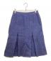 45R（フォーティファイブ・アール）の古着「ウールボックスプリーツ スカート」｜ネイビー