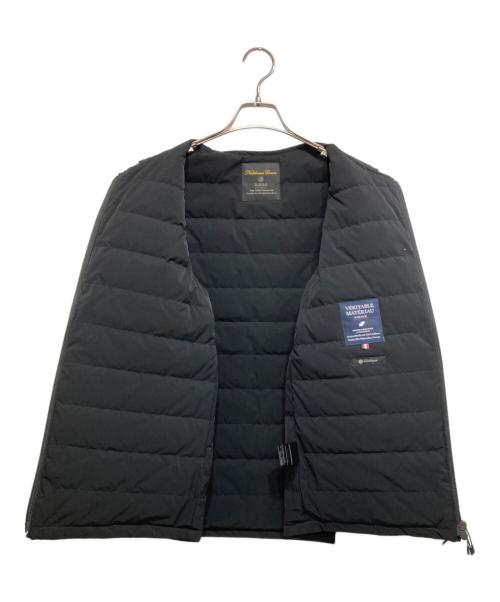 nano・universe（ナノ・ユニバース）nano・universe (ナノ・ユニバース) 西川ダウンベスト ブラック サイズ:Lの古着・服飾アイテム