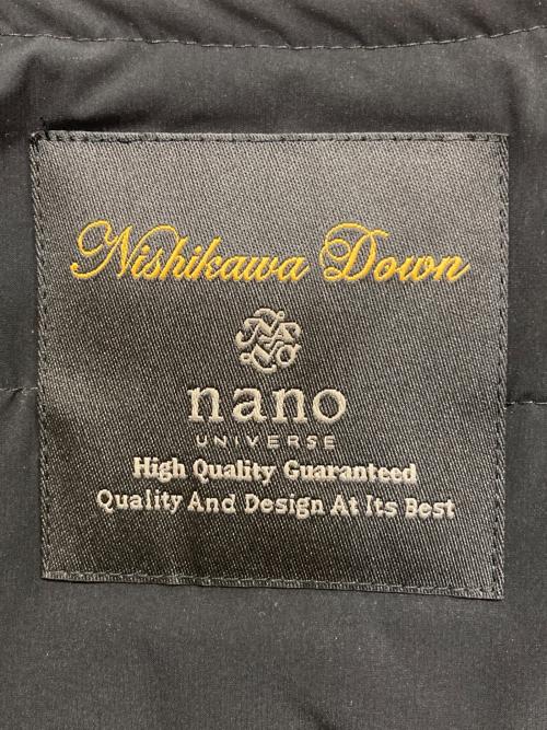 nano・universe（ナノ・ユニバース）nano・universe (ナノ・ユニバース) 西川ダウンベスト ブラック サイズ:Lの古着・服飾アイテム