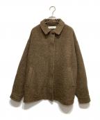 anukeアンヌーク）の古着「Sliver Zip Blouzon」｜ブラウン