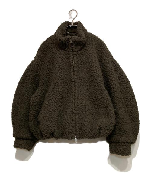 CLANE（クラネ）CLANE (クラネ) BALLOON BOA BLOUSON ブラウン サイズ:1の古着・服飾アイテム