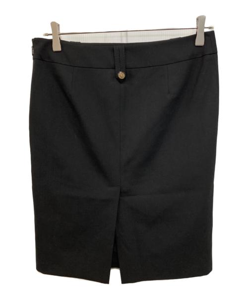 GUCCI（グッチ）GUCCI (グッチ) ウールタイトスカート ブラック サイズ:40の古着・服飾アイテム