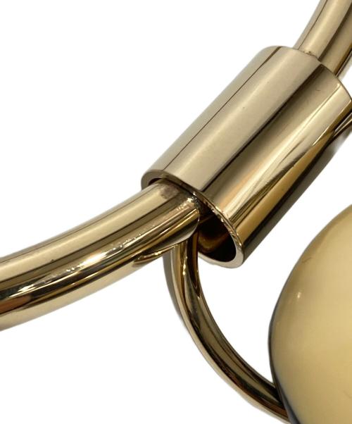 MARNI（マルニ）MARNI (マルニ) フラワーモチーフネックレス ゴールド×アイボリーの古着・服飾アイテム