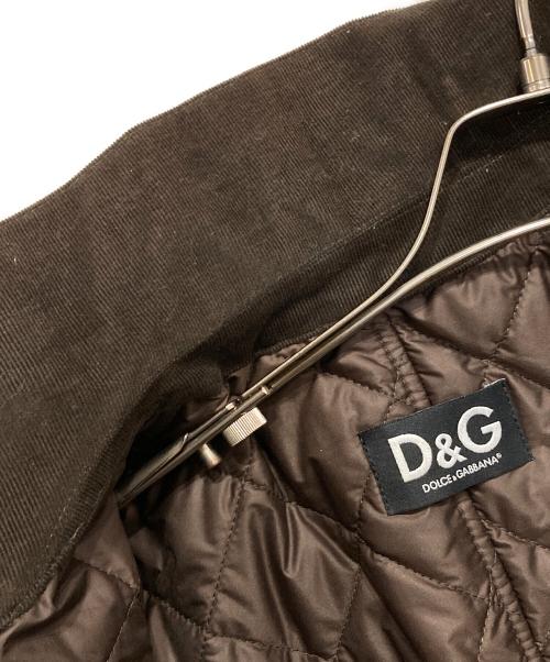 DOLCE & GABBANA（ドルチェ＆ガッバーナ）DOLCE & GABBANA (ドルチェ＆ガッバーナ) ライナー付きハンティングジャケット ブラウン サイズ:46の古着・服飾アイテム