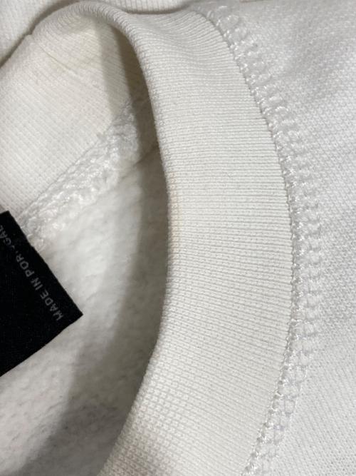 DSQUARED2（ディースクエアード）DSQUARED2 (ディースクエアード) Two Sides Sweatshirt ホワイト サイズ:Lの古着・服飾アイテム