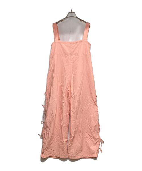 MAISON SPECIAL（メゾンスペシャル）MAISON SPECIAL (メゾンスペシャル) Side Ribbon Voluminous Rompers ピンク サイズ:38の古着・服飾アイテム