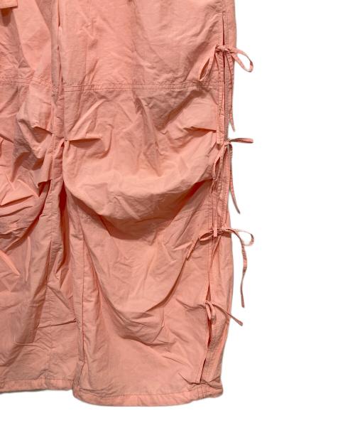 MAISON SPECIAL（メゾンスペシャル）MAISON SPECIAL (メゾンスペシャル) Side Ribbon Voluminous Rompers ピンク サイズ:38の古着・服飾アイテム