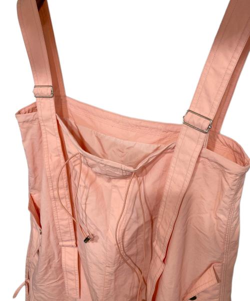 MAISON SPECIAL（メゾンスペシャル）MAISON SPECIAL (メゾンスペシャル) Side Ribbon Voluminous Rompers ピンク サイズ:38の古着・服飾アイテム