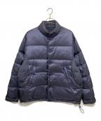 BEAMSビームス）の古着「リップストップダウンジャケット」｜ネイビー