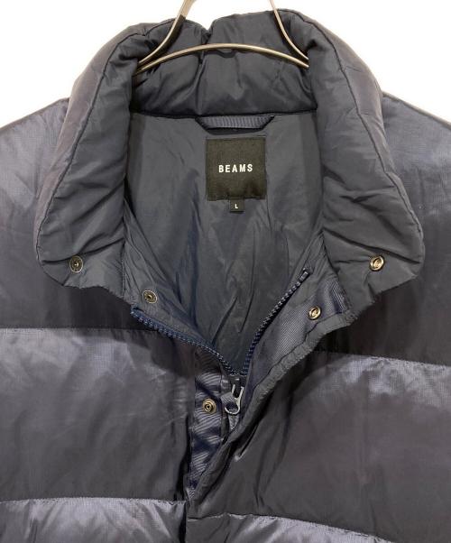 BEAMS（ビームス）BEAMS (ビームス) リップストップダウンジャケット ネイビー サイズ:Lの古着・服飾アイテム