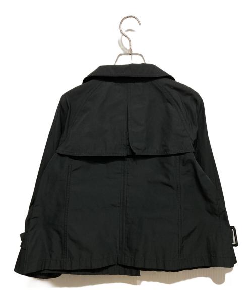 BURBERRY LONDON（バーバリーロンドン）BURBERRY LONDON (バーバリーロンドン) ショートトレンチコート ブラック サイズ:40の古着・服飾アイテム