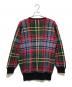 POLO SPORT (ポロスポーツ) タータンチェックコットンニット ブルー×レッド サイズ:M：6000円
