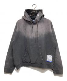 in stru×Maison MIHARA YASUHIRO（インストルメンタル×メゾン ミハラ ヤスヒロ）の古着「Sun Faded Like Distressed Hoodie」｜グレー