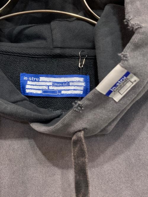 in stru（インストルメンタル）in stru (インストルメンタル) Maison MIHARA YASUHIRO (メゾン ミハラ ヤスヒロ) Sun Faded Like Distressed Hoodie グレー サイズ:46の古着・服飾アイテム