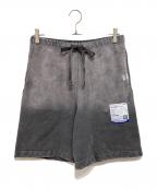 in stru×Maison MIHARA YASUHIROインストルメンタル×メゾン ミハラ ヤスヒロ）の古着「Sun Faded Like Distressed Sweat Shorts」｜グレー
